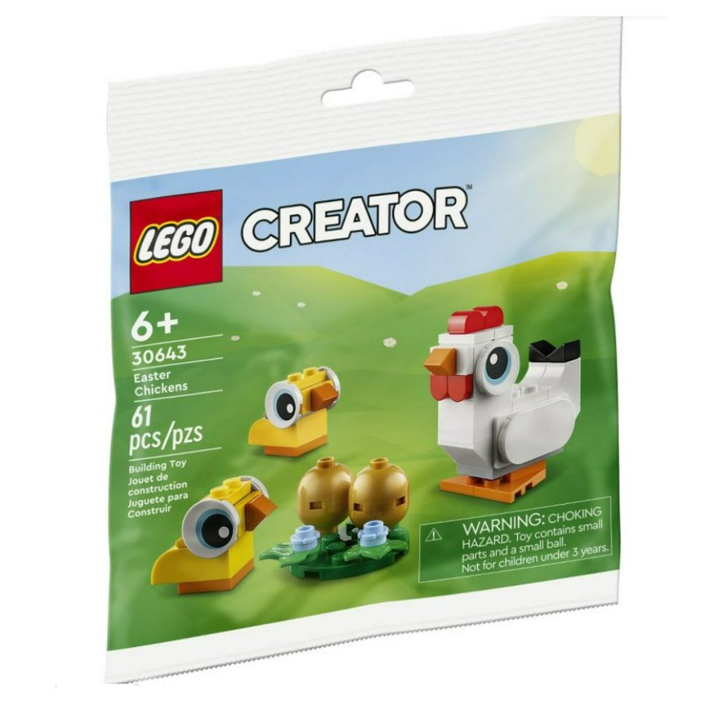 LEGO Creator 30643 Easter Chickens Polybag Set New Sealed in Hand - Picture 4 of 5